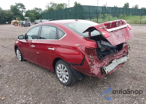 2017 Nissan Sentra Sv из США, поврежденный, VIN 3N1AB7AP7HY406669